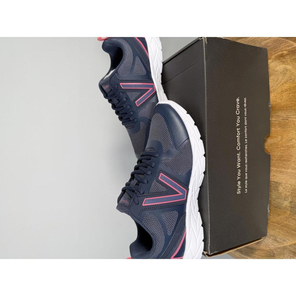 Vionic Miles II Shoes - Women's, Navy/Pink 5 W NWB - Picture 4 of 10